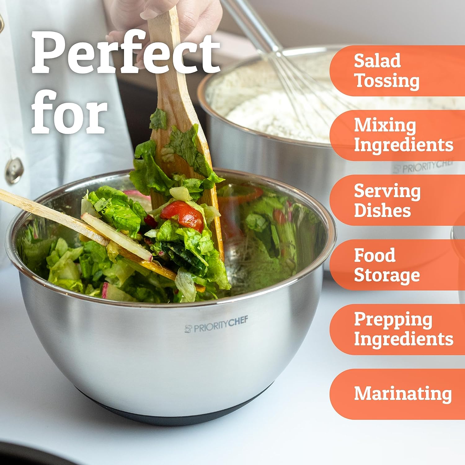PriorityChef Mixing Bowls - Thumbnail 3