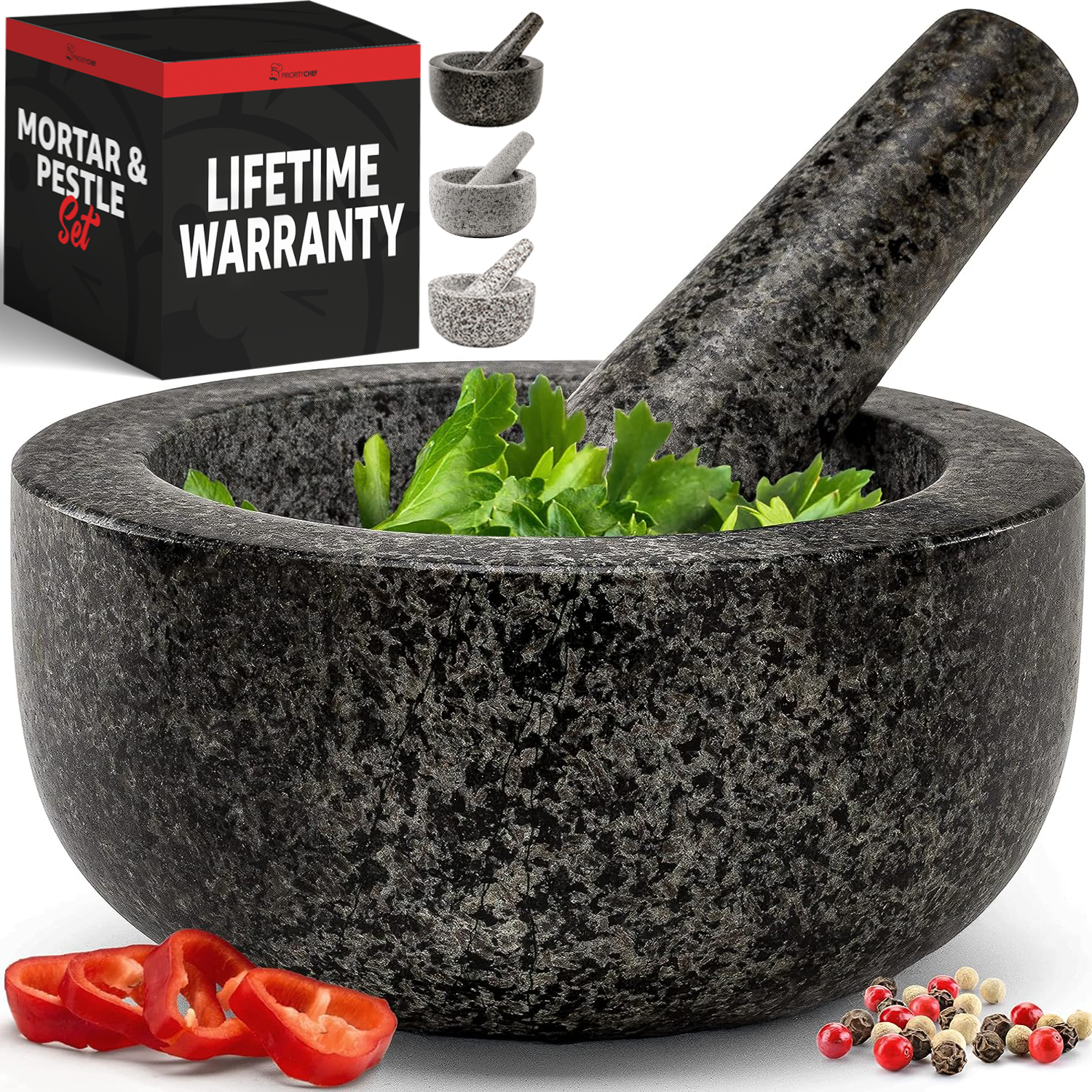 PriorityChef Mortar and Pestle
