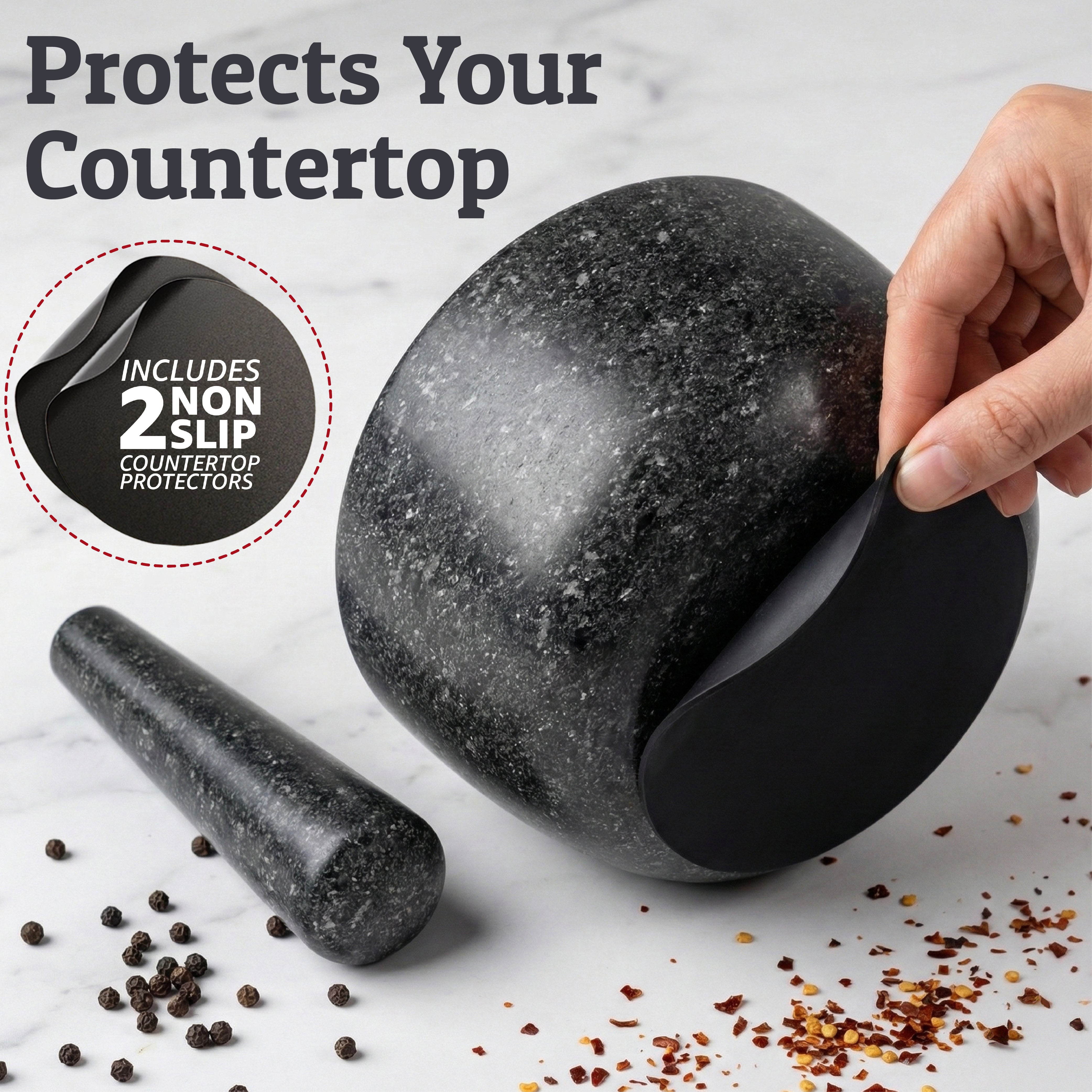 PriorityChef Mortar and Pestle - Thumbnail 3