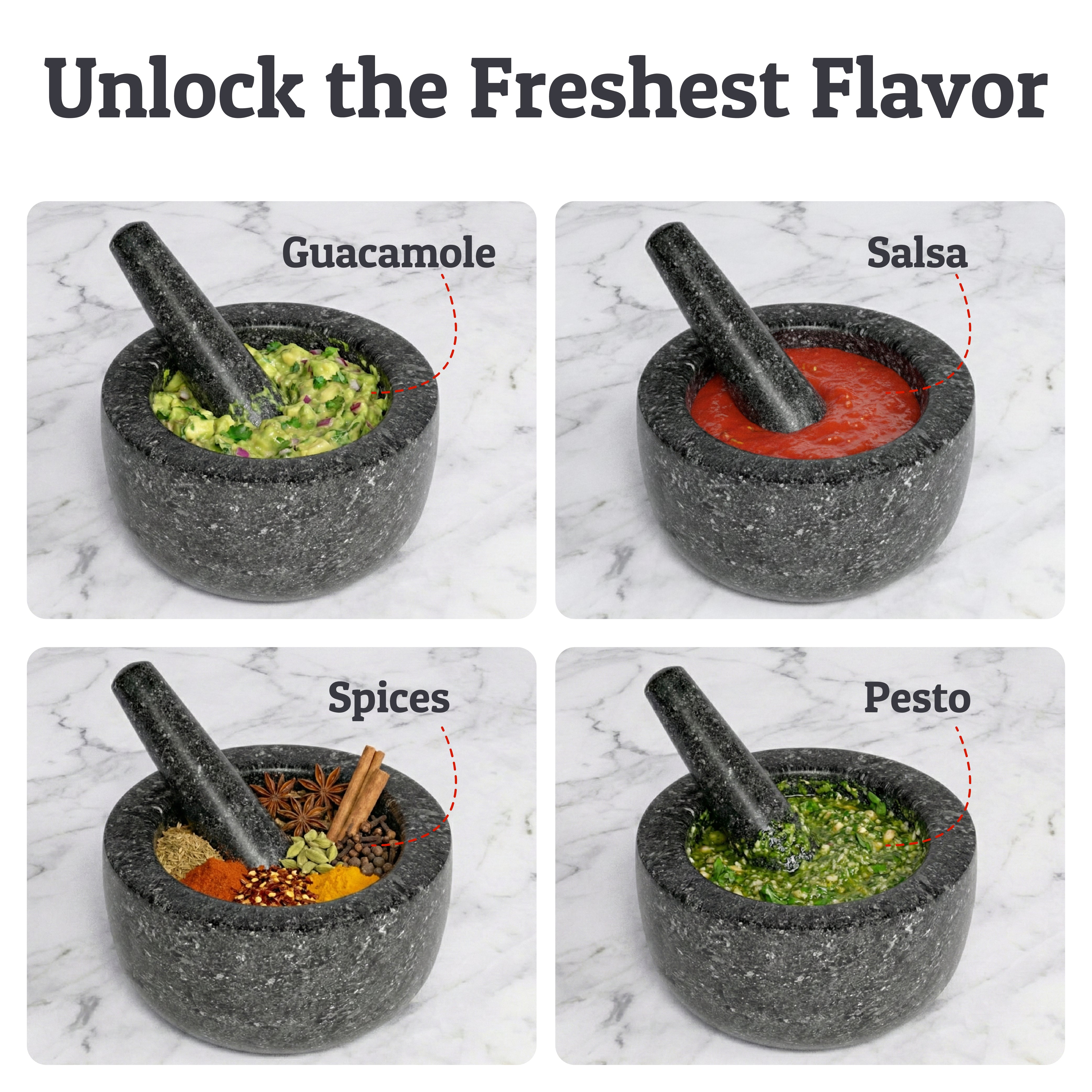 PriorityChef Mortar and Pestle - Thumbnail 5