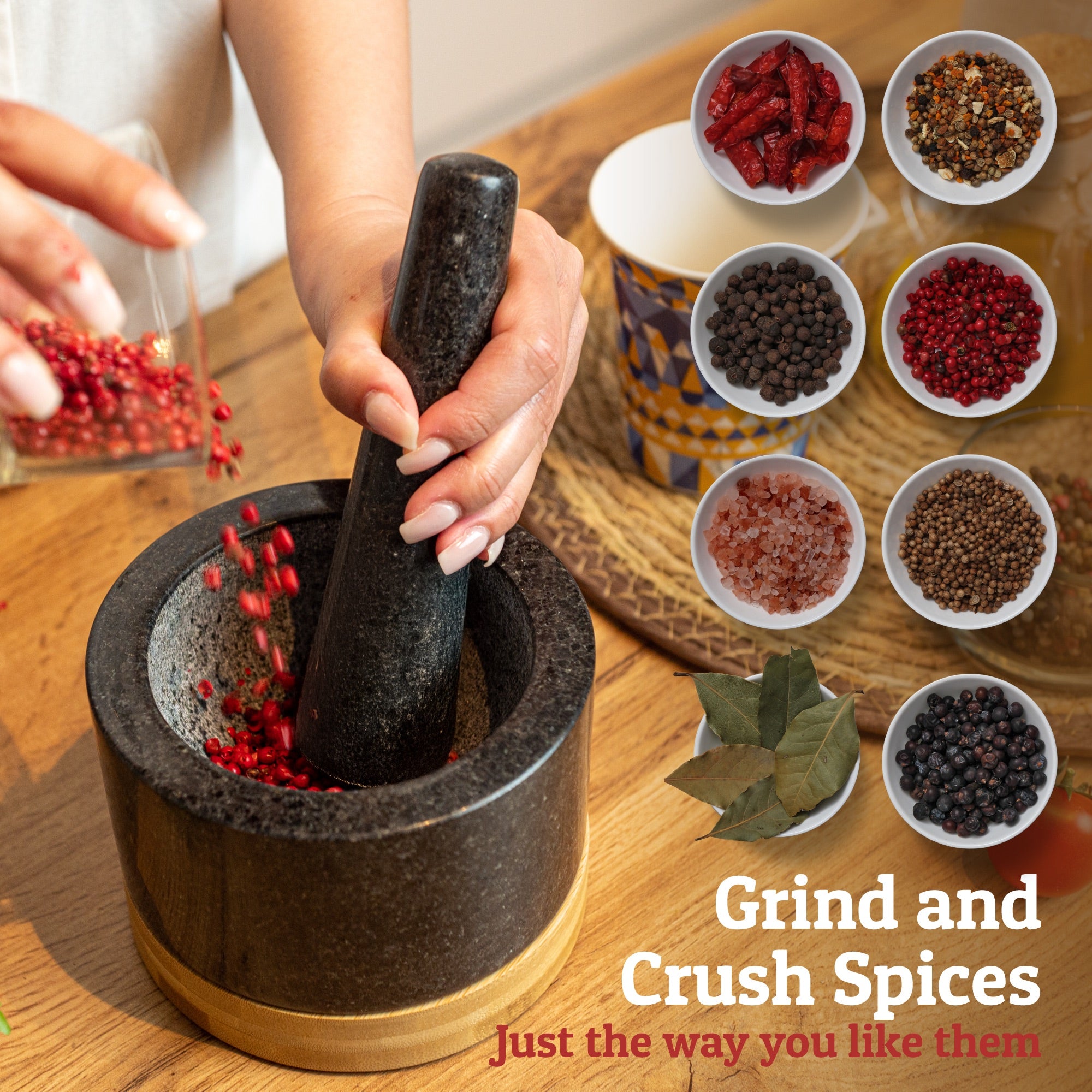 PriorityChef Mortar and Pestle - Thumbnail 5