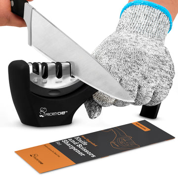 Knife Sharpener & Scissors Sharpener for Your Kitchen Knives