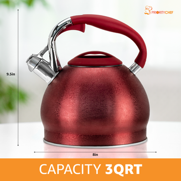 Priority Chef Tea Kettle For Stovetop, Soft Touch