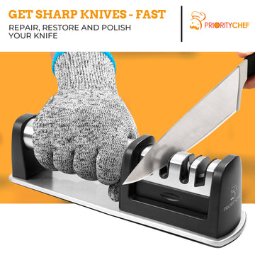 3Stage for Senzu Sharpener Priority Chef Knife Sharpen New Version