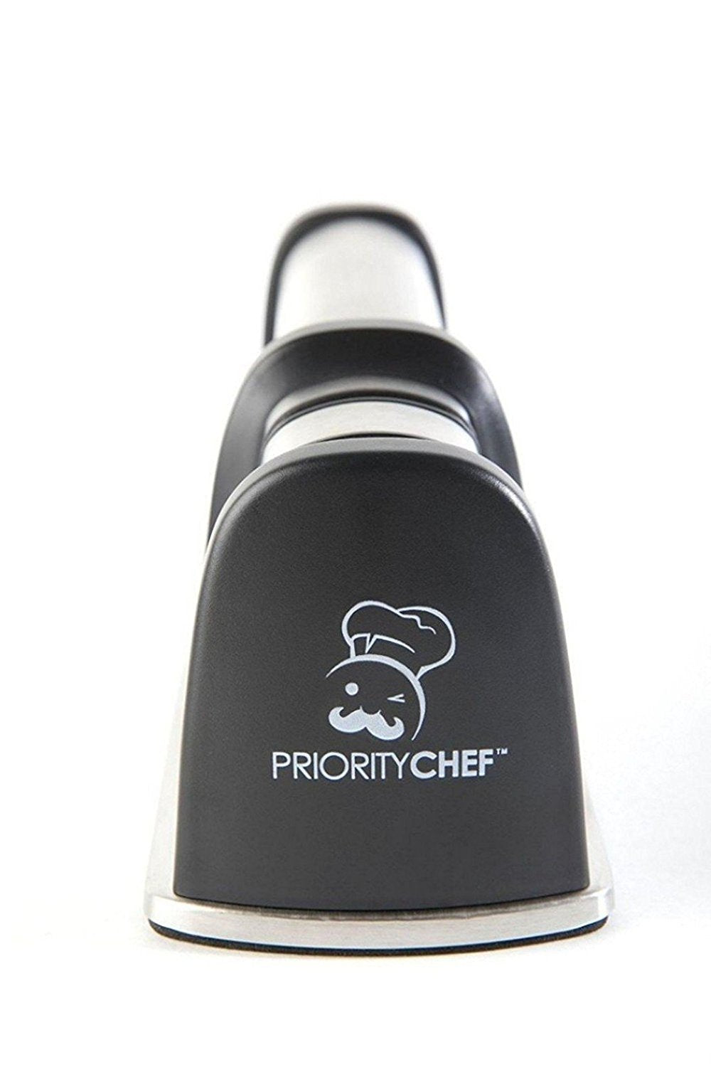 PriorityChef Knife Sharpener for Straight and Serrated Knives, 2-Stage Diamond